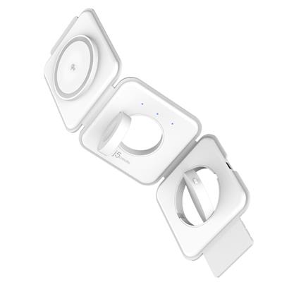 J5CREATE QI2 3-IN-1 MAGNETIC TRAVEL W/L