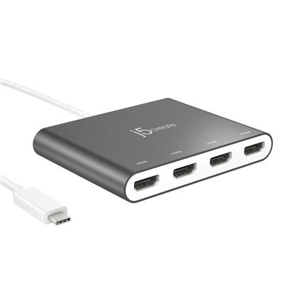 J5CREATE USB-C TO 4 PORT HDMI ADAPTER