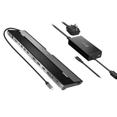 J5CREATE USB-C TRIPLE DISPLAY DOCK 100W