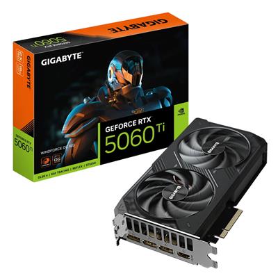 GIGABYTE RTX 5060 TI 16GB WINDFORCE OC