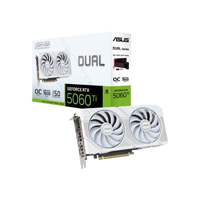 ASUS RTX 5060 TI 16GB DUAL OC WHITE