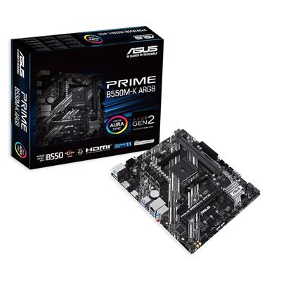 ASUS AM4 PRIME B550M-K ARGB M-ATX