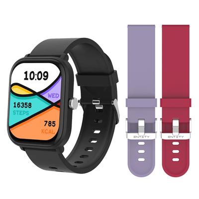 ENTITY AERO SMARTWATCH BLACK + 2 STRAPS