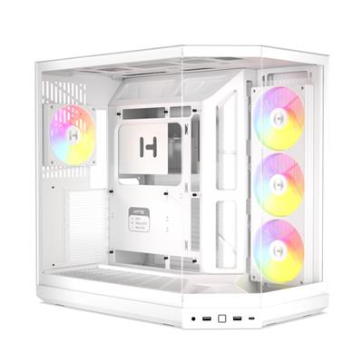 HYTE Y50 RGB MID TOWER CASE SNOW WHITE