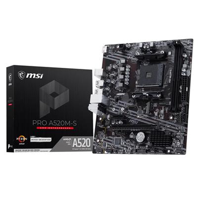 MSI AM4 PRO A520M-S M-ATX