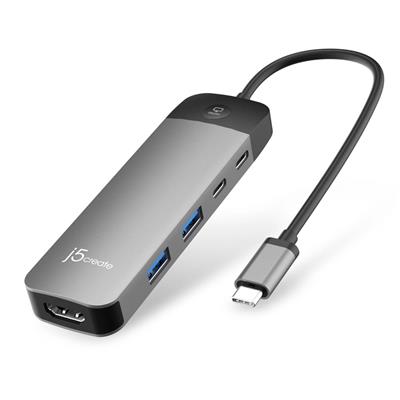 J5CREATE USB-C 7-IN-1 4K MULTI-PORT HUB